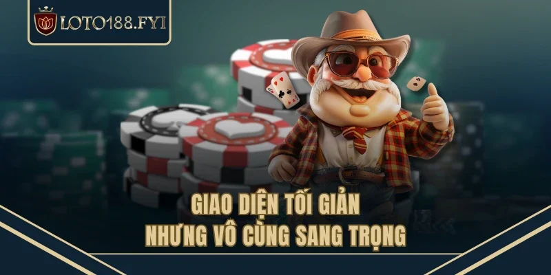 Giao diện tối giản nhưng vô cùng sang trọng